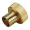 Apollo 1 in. Brass PEX Barb x 1 in. NPSM Swivel Manifold Inlet Adapter APXNPSM1S - alternate 2